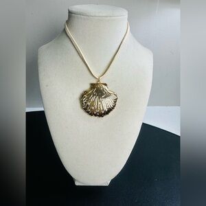 Jessica Simpson Gold Shell Necklace